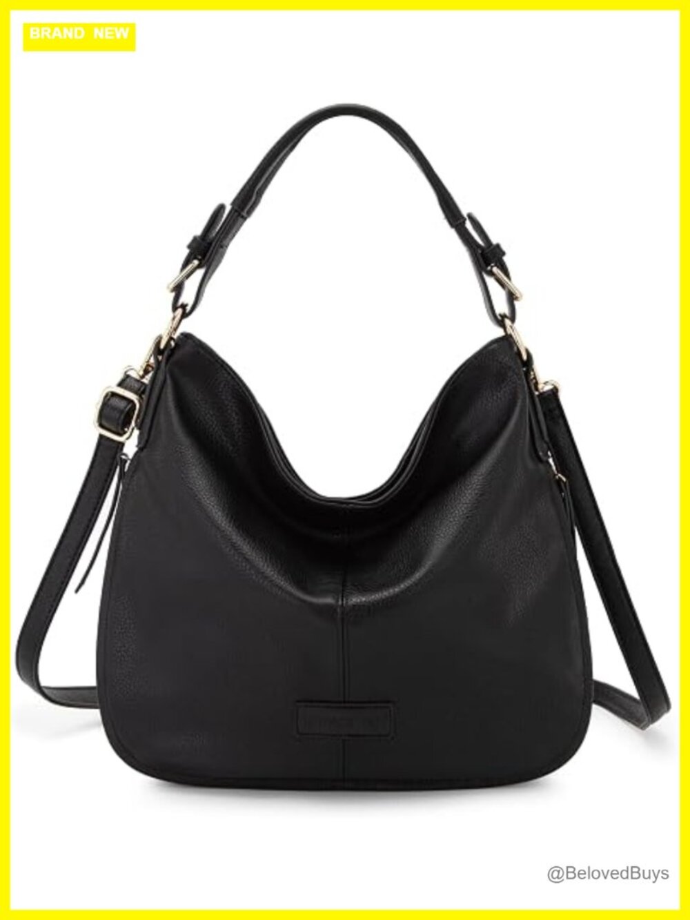 Hobo Bag Shoulder Purse Vegan Leather Crossbody Tote Large